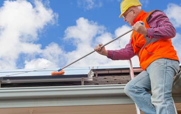 East Horrington soft wash roof cleaning